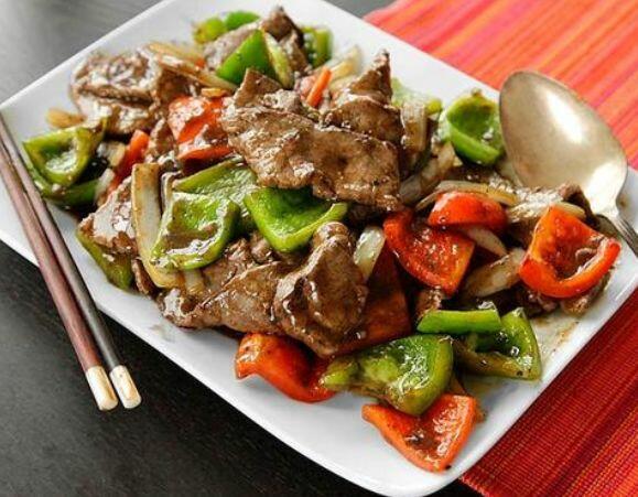 76 Pepper Steak w.Onion(Pt)