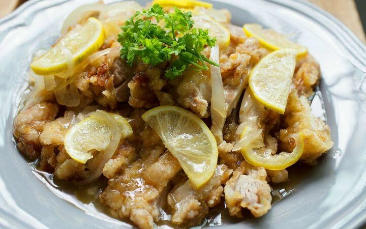 110 Fried Lemon Chicken
