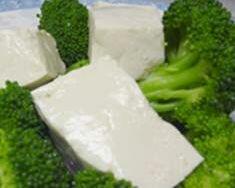2 Steamed Broccoli & Bean Curd
