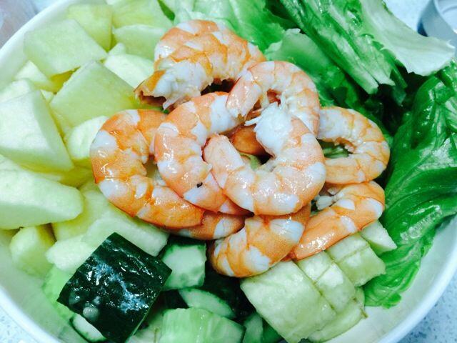 7 Jumbo Shrimp w.Mixed Vegetable