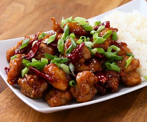 S1 General Tso's Chicken(L) (Spicy)