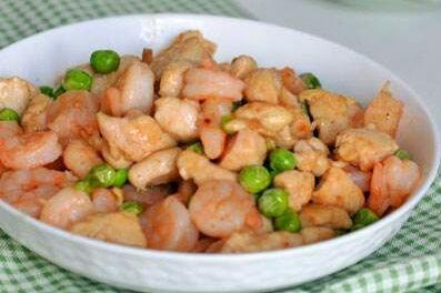 L 22 Shrimp & Chicken Combo