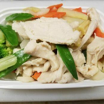 L 29 Steamed Chicken & Mixed Vegetables
