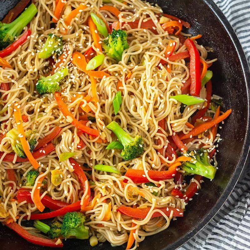 35 Vegetable Lo Mein